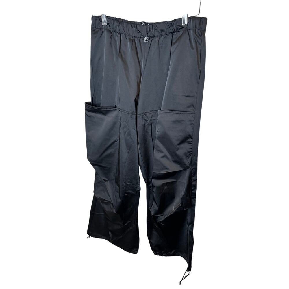 Zara wide‎ leg bungee pants-s